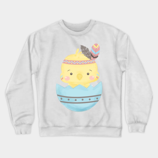 chicken Crewneck Sweatshirt by O2Graphic